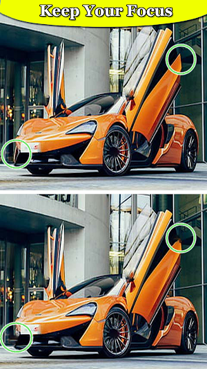 Spot Difference - Mclaren Car Screenshot 1