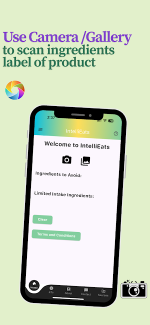 IntelliEats-Eat Intelligently Screenshot 1