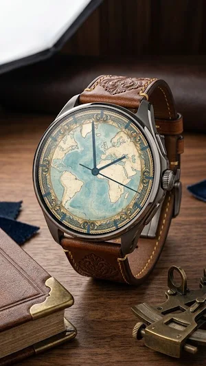 Vintage Ocean Compass Screenshot 3