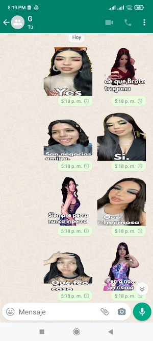 Stickers de Yeri Mua Screenshot 2