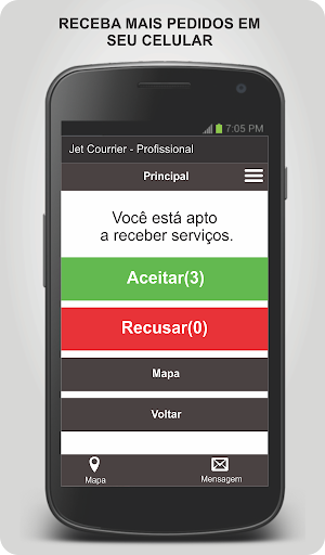Jet Courrier - Profissional Screenshot 1