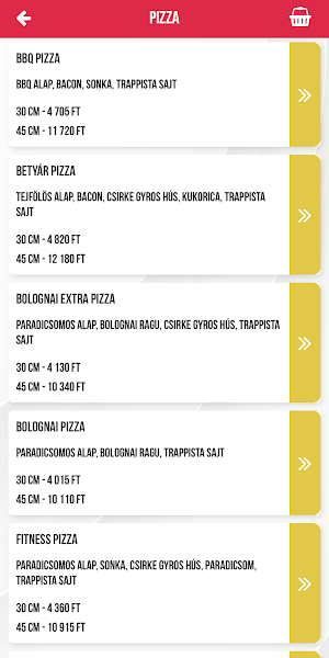 ReGa Pizzéria Screenshot 2