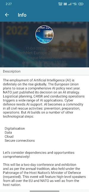 AFCEAEurope Screenshot 3