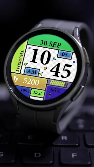 Sky geometry Watchface Screenshot 1