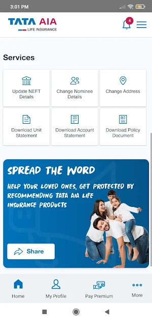 Tata AIA Life Insurance Screenshot 3