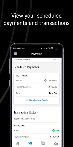 Mercedes me connect Finance Screenshot 3