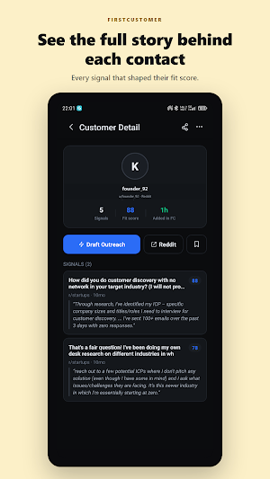 FirstCustomer: Find Buyers Screenshot 2