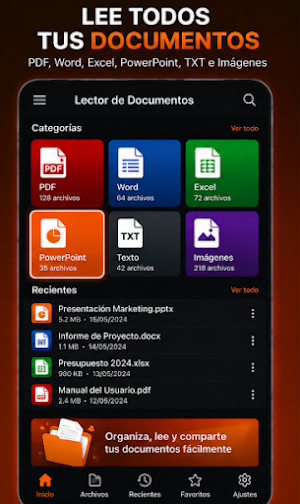 Lector de todos los documentos Screenshot 0