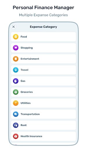 Personal Finance Manager Screenshot 2