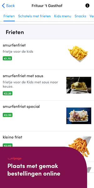 Frituur t Gasthof Screenshot 1
