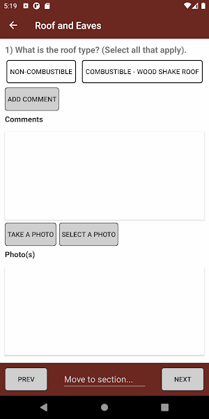 REALFire Home Assessments Screenshot 2