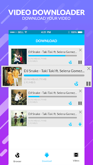 mp4 video downloader - free video downloader Screenshot 2