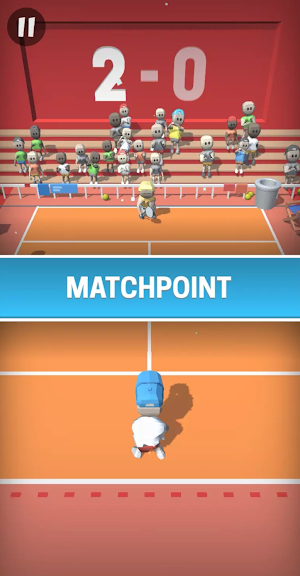 3D Celebrity Tennis Screenshot 1