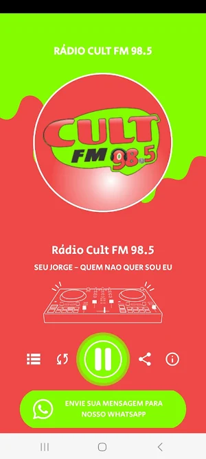 Rádio Cult FM 98.5 Screenshot 2