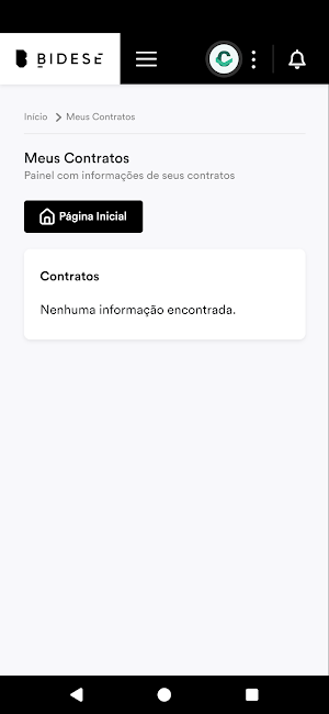 Bidese Cliente Screenshot 3