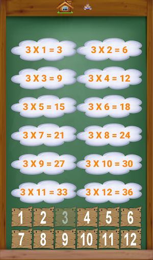 multiplication table Screenshot 3