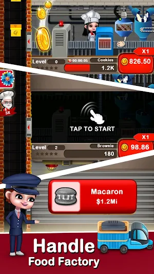 Idle Food Factory Game Screenshot 2