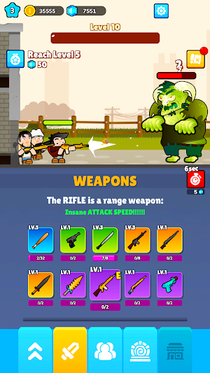 Zombie Road Idle Screenshot 2