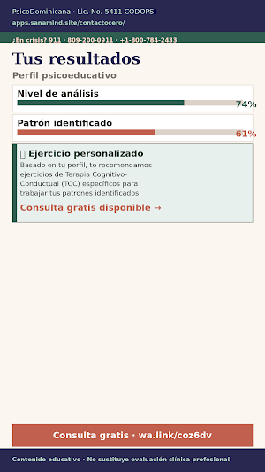 Contacto Cero -  Recuperación Screenshot 3