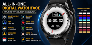 Minimal Watch face F7 Screenshot 1
