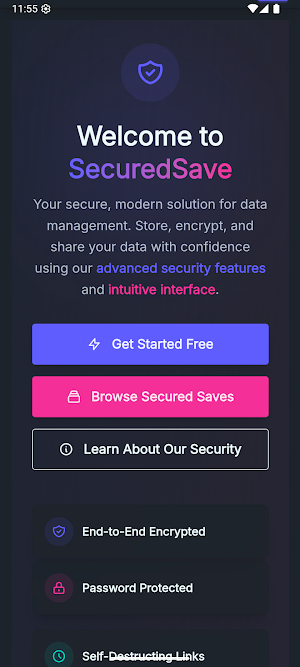 SecuredSave Screenshot 0