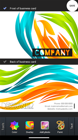 Bussiness Card Maker Screenshot 3