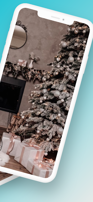 Cute Christmas Background 3d Screenshot 1