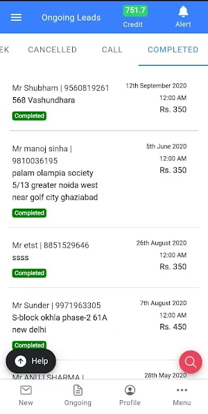 Repair Services India Partner App Screenshot 2