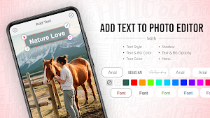 Add text to Photo Editor Screenshot 0