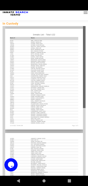 Inmate Search Idaho Screenshot 1