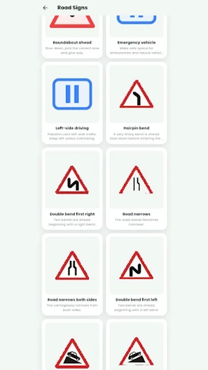 E-Sign Driving Test Screenshot 3