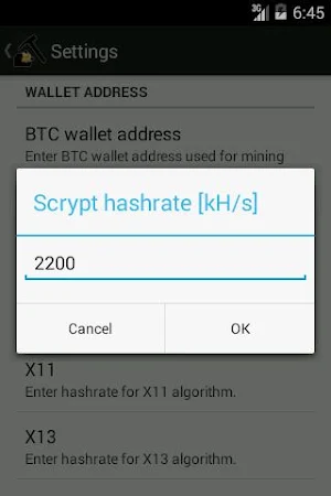 NiceHash stats Screenshot 1