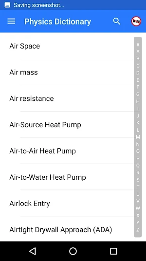 Physics Dictionary Screenshot 1
