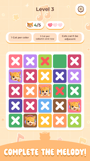 Meawdoku: Music Puzzle Games Screenshot 2