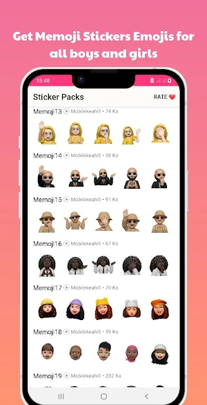 Memoji - Stickers Screenshot 2