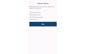 SportShorts Quiz Screenshot 3