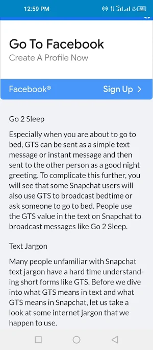GTS Screenshot 3
