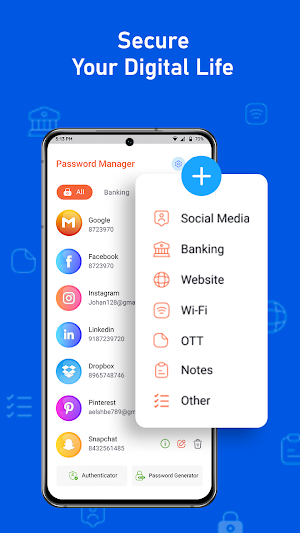 Password Manager App with 2FA Screenshot 2