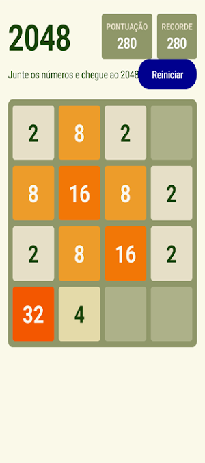 Fluxo Numérico: 2048 Screenshot 1