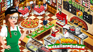 Cafe Panic: Cooking Restaurant Screenshot 0