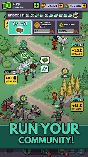 Bud Farm: Idle Tycoon - Build Your Weed Farm Screenshot 0
