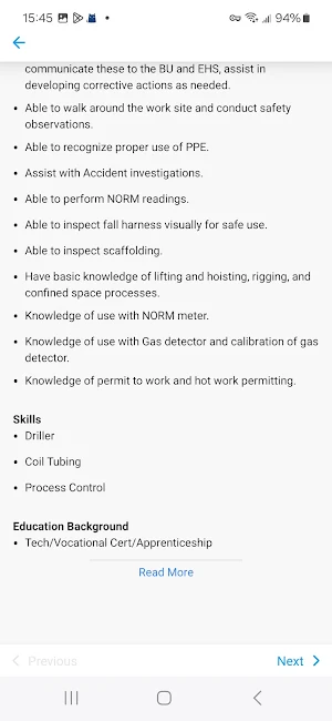 Drilling Jobs Screenshot 3