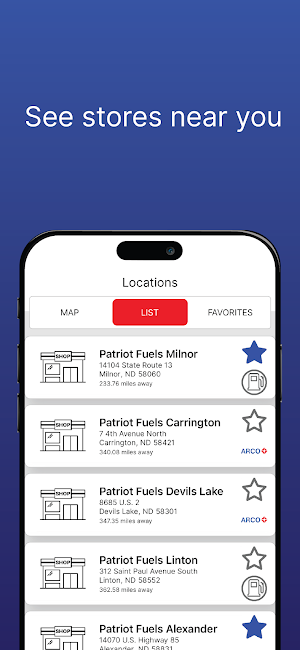Patriot Fuels Screenshot 1