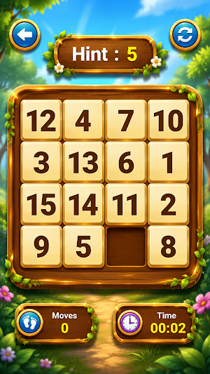 Number Arrange Puzzle Game Screenshot 2