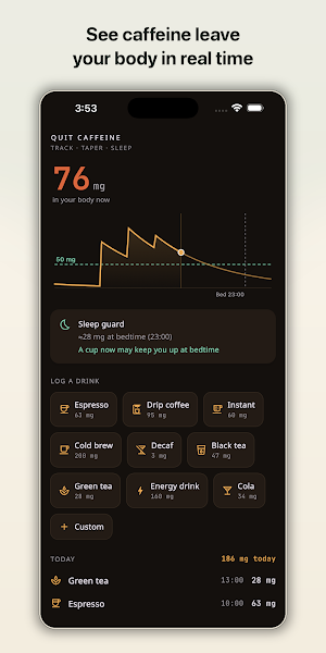 Quit Caffeine: Decaf Tracker Screenshot 0