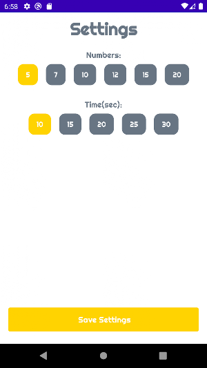 Memory Game - Chimp Test Screenshot 3