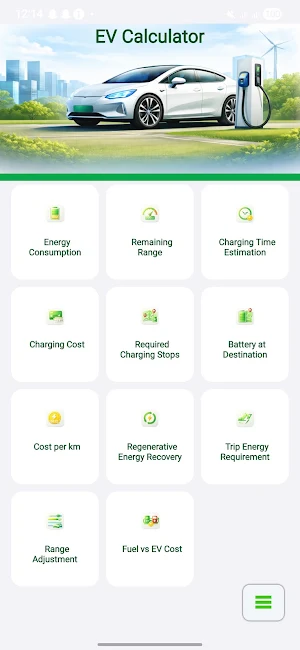 EV Calculator Screenshot 0