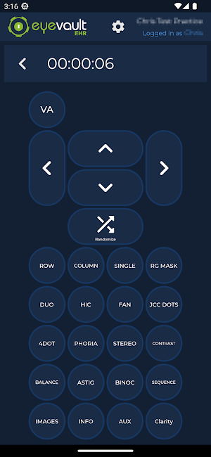 Eyevault EHR Screenshot 2