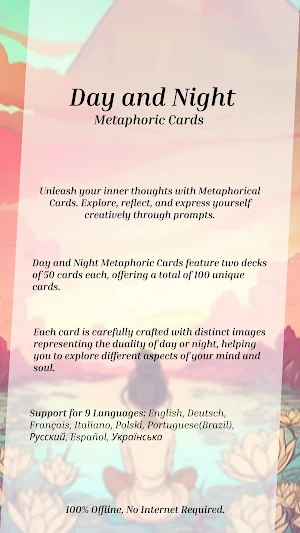 Day and Night Metaphoric Cards Screenshot 1