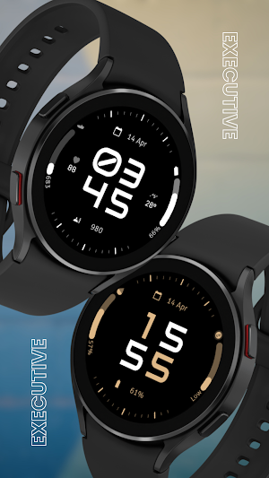 EXD156: Digital Watch Face Screenshot 0
